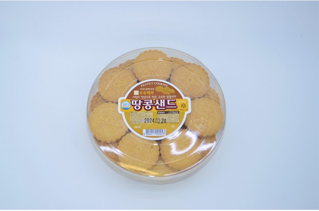 옛날 땅콩샌드 220g 과자 쿠키, 1개