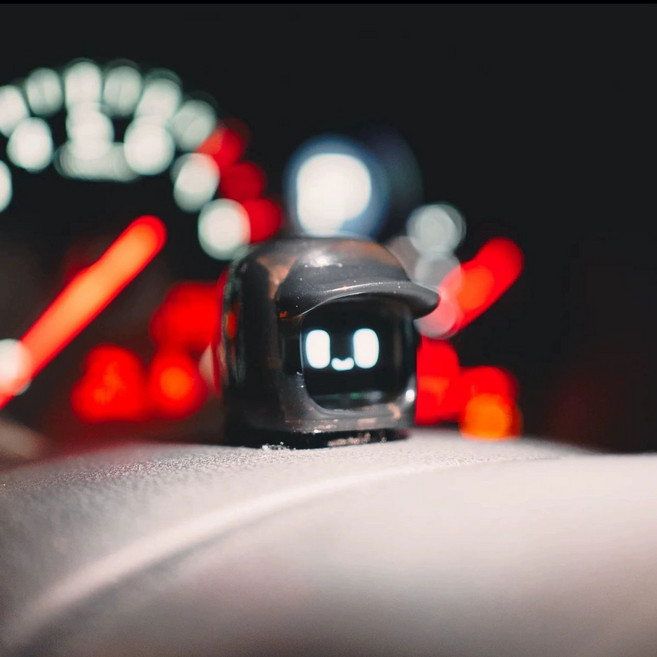 나비 다사이모찌 3세대 2세대 남친선물 대시보드 피규어 반려로봇 헬멧 교체용, 1개, 스모크