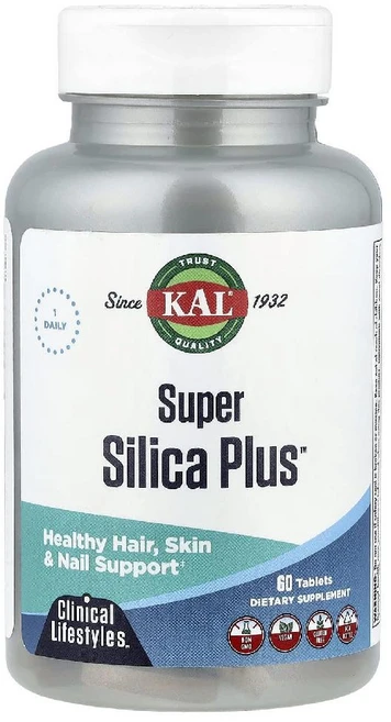 칼 슈퍼 실리카 플러스 쇠뜨기 생강 강황 추출물 Super Silica Plus 60정, 1개 - 쿠팡