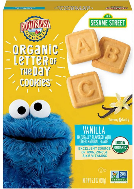 얼쓰 베스트 스낵 레터 오브 더 데이 쿠키 바닐라, 4개, 150g