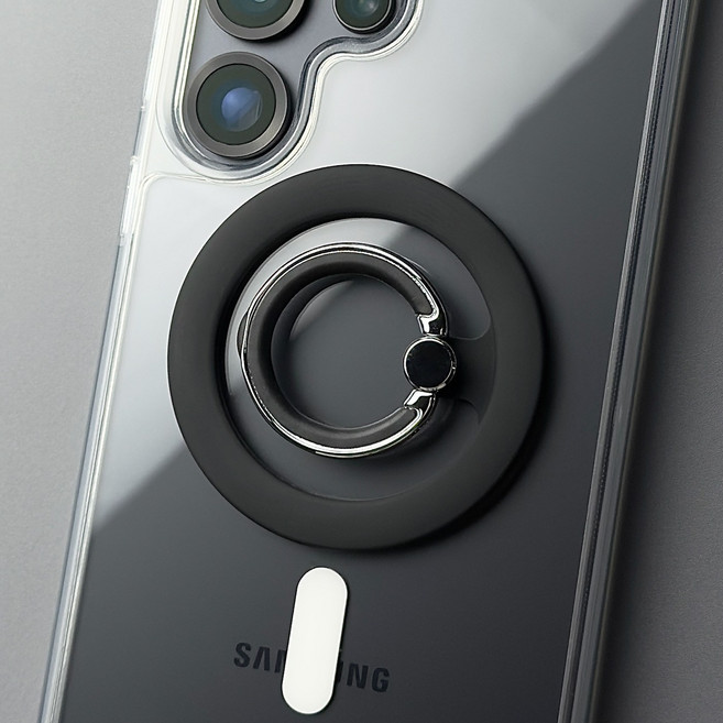 [강력 내구성]두들잇 맥세이프 그립톡 M7홀더(아이폰 갤럭시 탈부착 스마트톡 핑거 링), 1개, (M7)Black