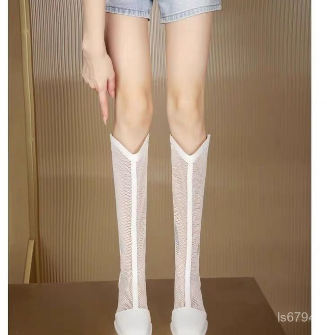 여성 힐 롱 부츠 가보시 패션 통굽 부츠