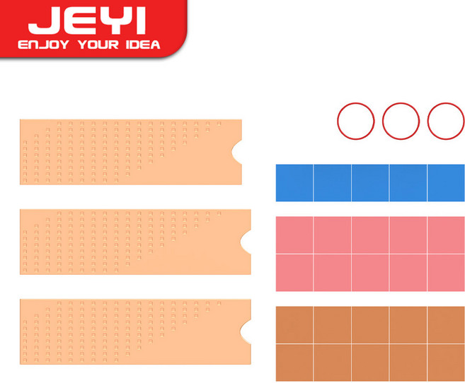 노트북 방열판 개 쿨러 솔리드 디스크 구리 JEYI 실리콘 패드 라디에이터 2280 데스크탑용 SSD 3 M.2 스테이트, 구리 3, COPPER 3, 1개