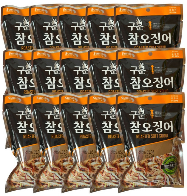 선일물산 구운참오징어 22g 15개, 22