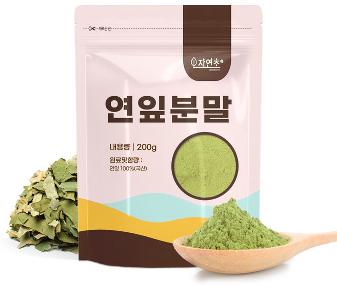 연잎 분말 가루 200g 고운입자 국내산, 2개