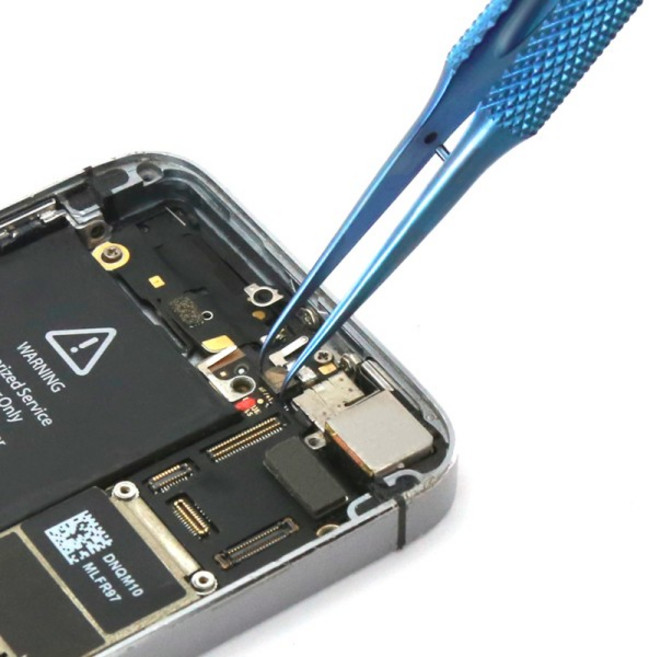 PCB 보드 용 Jyrkior 티타늄 합금 핀셋 마이크로 정밀 수리 SMD CPU LED BGA IC 칩 유지 보수 정밀 손 도구, 02 Curved, 1개