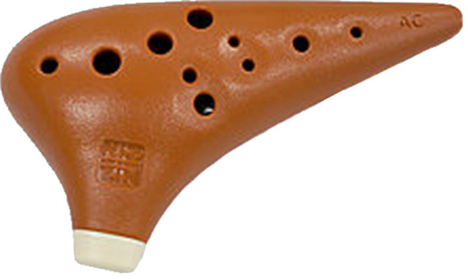 진오카리나 초보용 / 교육용 알토 C 스마트진 (브라운), 1개