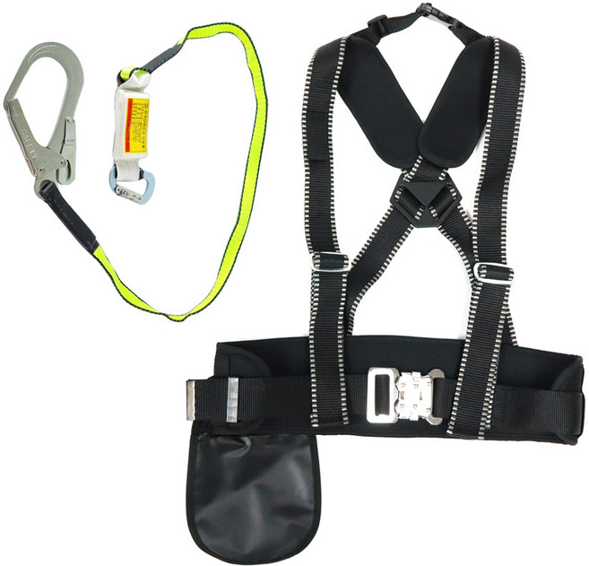프로식스 상체식안전벨트 TA-013-1, 검정색, 1개