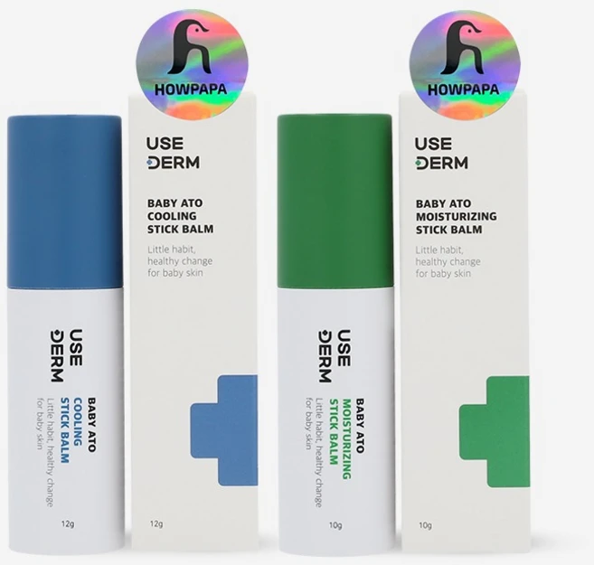 하우파파 아토로션 아기스틱밤 2종 (쿨링+고보습) / (침독 태열), 1세트 - 쿠팡