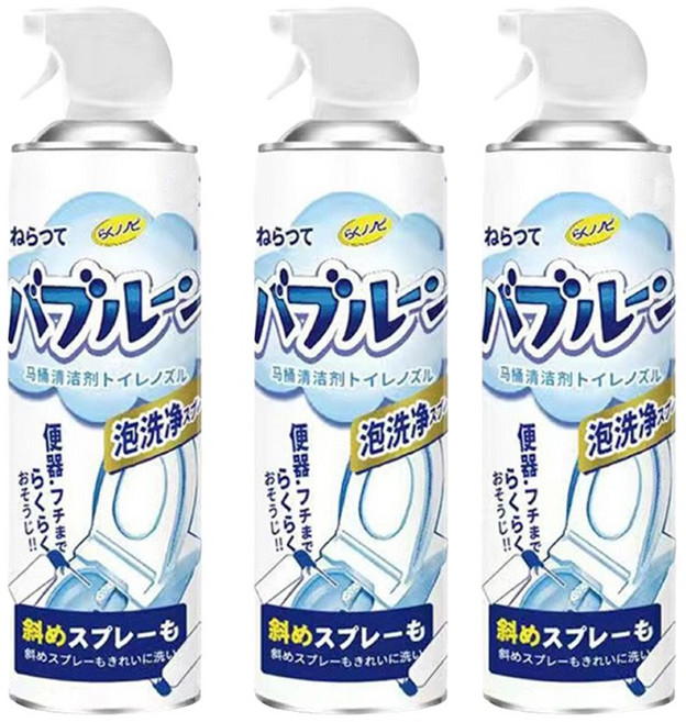 日本馬桶清潔劑 馬桶泡泡慕斯 尿垢清潔, 1套, 1.5L