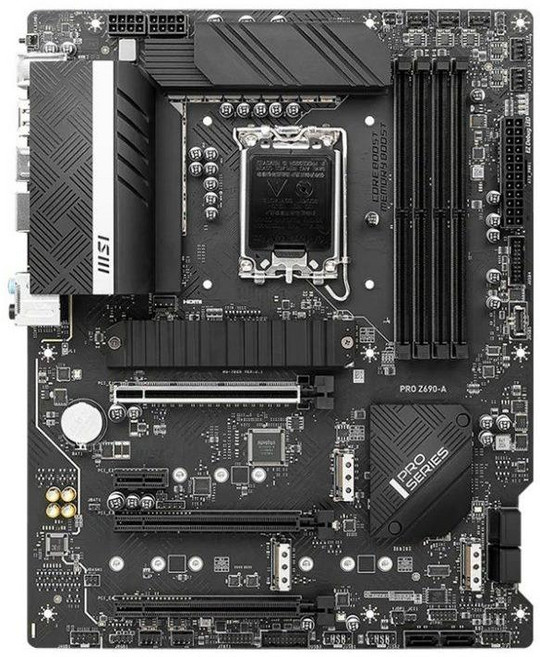 Z690 마더보드 i5 12400F CPU PRO 소켓 LGA1700 서포트 DDR5 128GB 14490F M.2 ATX, 마더 보드