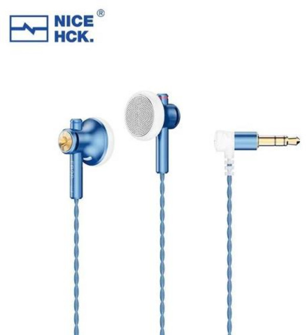 보컬 플랫 유선 마이크 HIFI 다이어프램 다이나믹 헤드셋 3.5mm 플러그 15.4mm 이어폰 뮤직 이어버드 PRO EB2S 4.4mm 헤드 LCP NiceHCK, 1) 3.5mm No Mic, 3.5mm No Mic