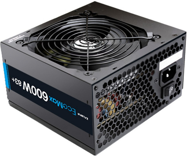 잘만 EcoMax 600W 83+ 정격 컴퓨터 파워서플라이 정품, EcoMax 600W 83+ 정격 컴퓨터 파
