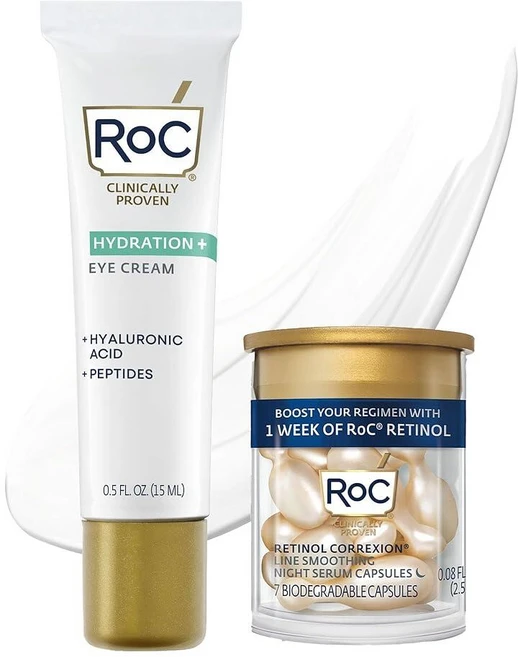 RoC 멀티 코렉션 하이드레이트 플럼프 아이크림 15ml & 레티놀 나이트 캡슐 7개_147927, RoC 멀티 코렉션 하이드레이트 플럼프 아이크림 15m, 0.9999883176233756 - 쿠팡