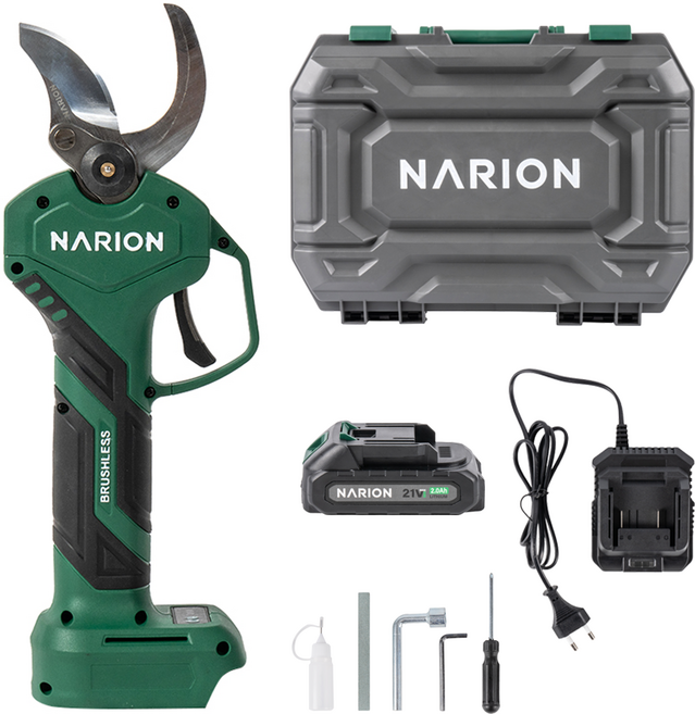 나리온 전지가위 40mm + 배터리 세트, 1개