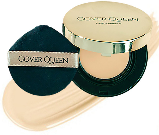 커버퀸 글로우 에센스 커버팩트 파운데이션, 1개, 21호