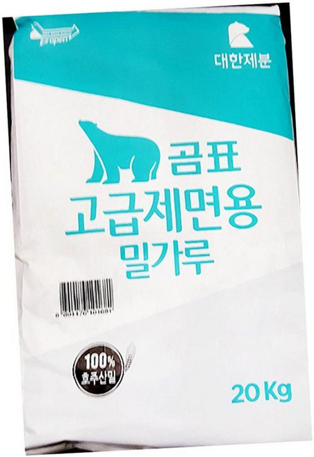 곰표 제면용 고급밀가루 20kg 요리재료, 1개
