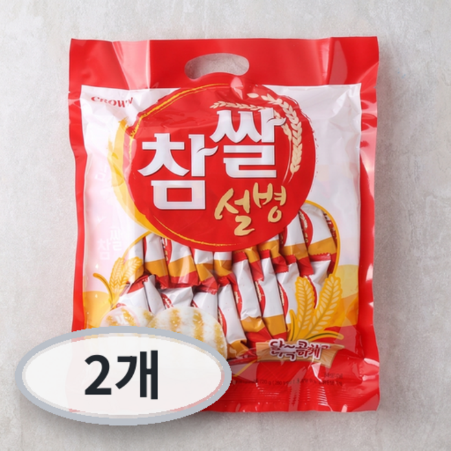 크라운 참쌀설병, 270g, 2개