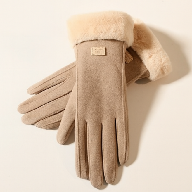 깔끔조아 따스한 스마트폰 터치 스웨이드 기모 방한 장갑