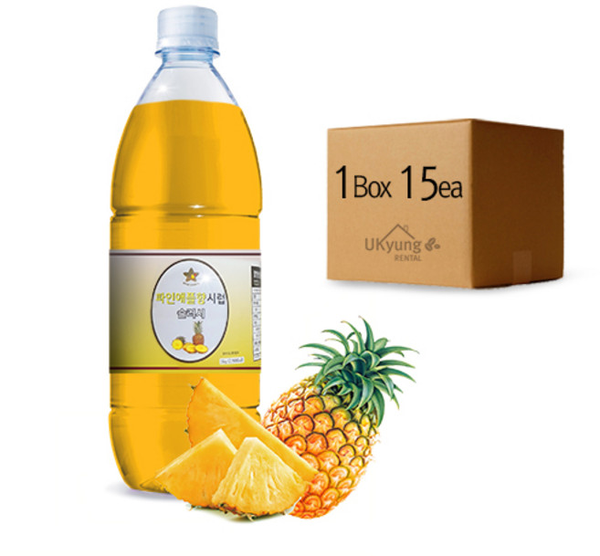 별코리아 파인애플향 슬러시원액 파인애플맛 슬러시시럽, 청포도, 1박스, 15kg