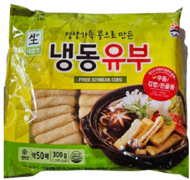 대림생 냉동유부, 300g, 2개