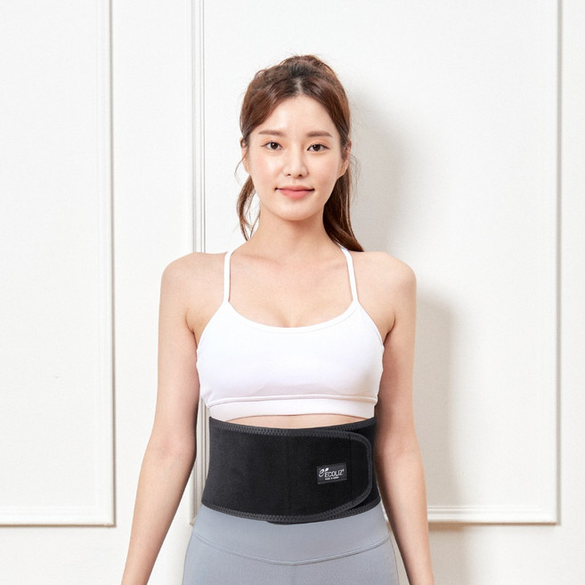 에코리즈 네오프렌 온찜질 허리보호대 싱글, 1개