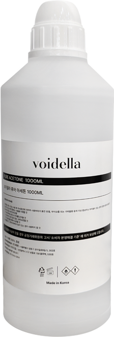 네일샵용 국산 대용량 100% 퓨어아세톤, 1개, 단품