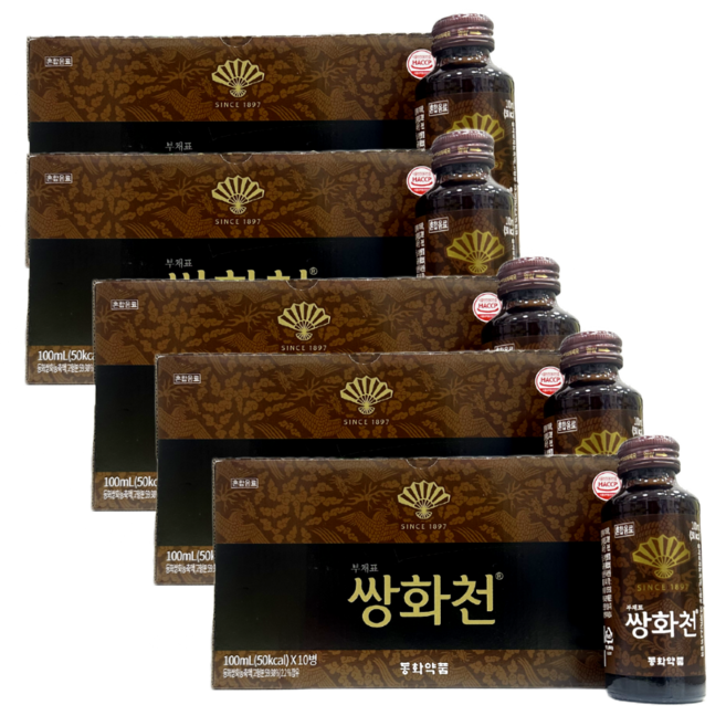 동화약품 부채표 쌍화천 100ml 50병