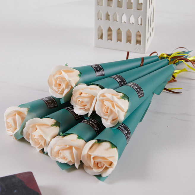 문스리빙 비누꽃 비누 장미 조화, 샴페인골드, 20개