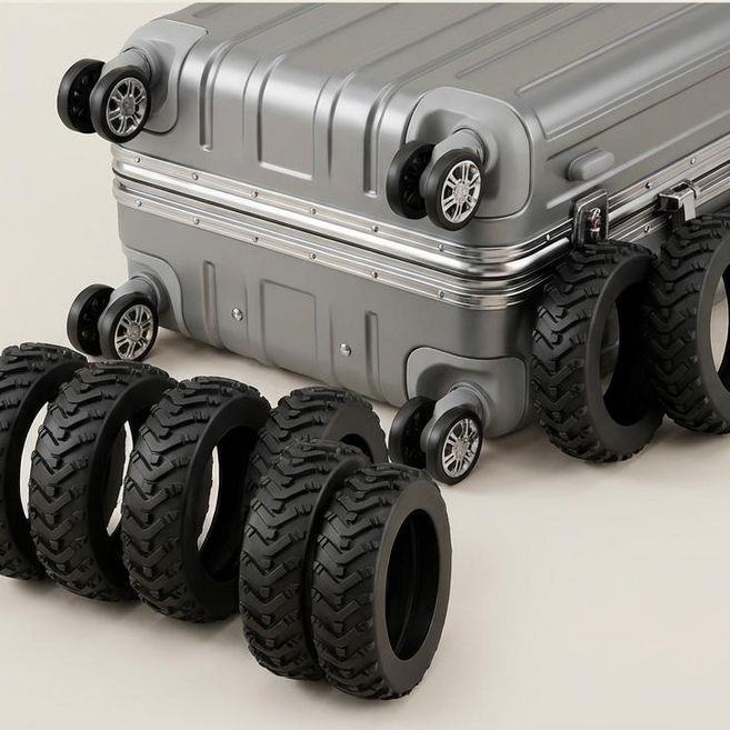 캐리어 바퀴 커버 10P 실리콘 미끄럼방지 소음 방지