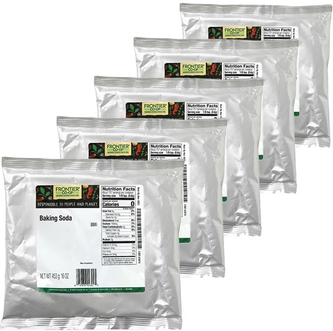 Frontier Co-Op 프론티어 내츄럴 베이킹 소다, 5개, 453g - 쿠팡