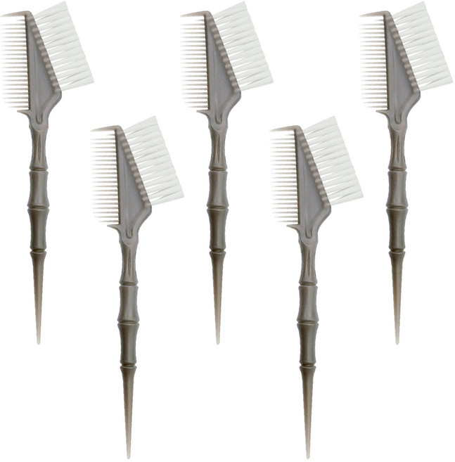 뷰티 손목이 편한 대왕브러쉬 염색빗 염색솔, 5개, 화이트