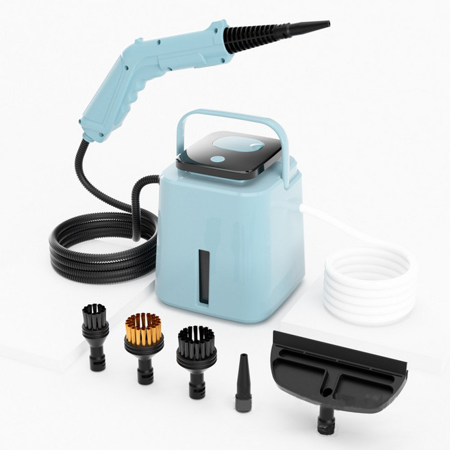 RTAKO 110V 高溫高壓蒸汽清潔機 冷氣清洗 廚房油污清潔 除螨消毒殺菌, 藍色, CLE-05