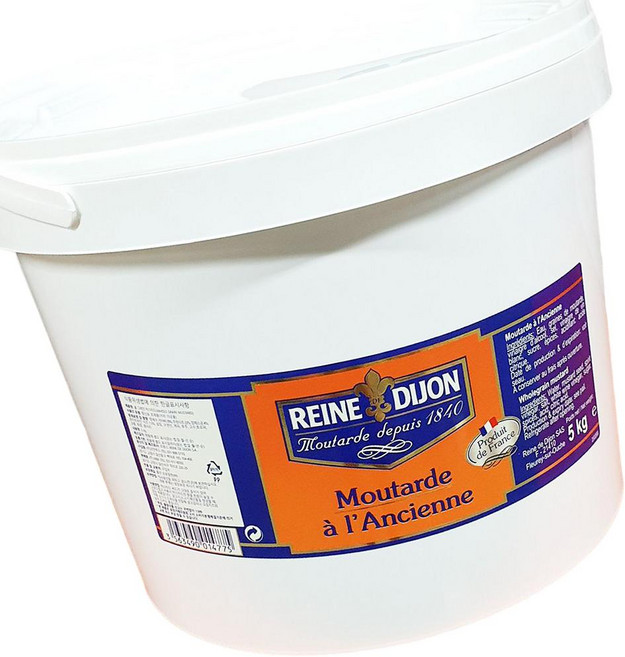 르네 홀그레인 머스타드 5K 2개 겨자소스, 5kg