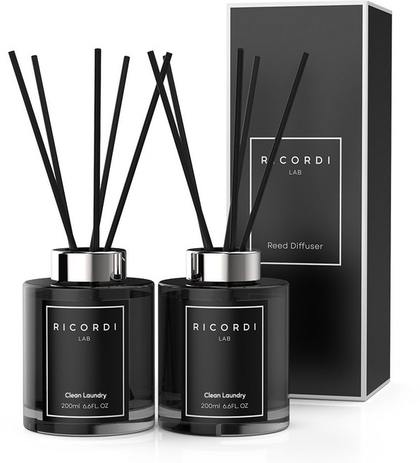 리코디랩 프리미엄 디퓨저, 200ml, 2개, 클린 런드리