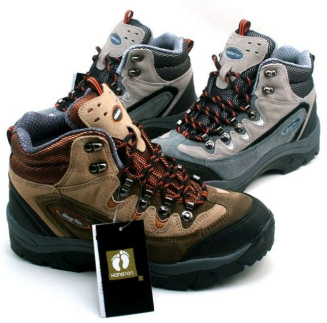 등산화 천연가죽 발목보호 미끄럼방지, 군청색_250