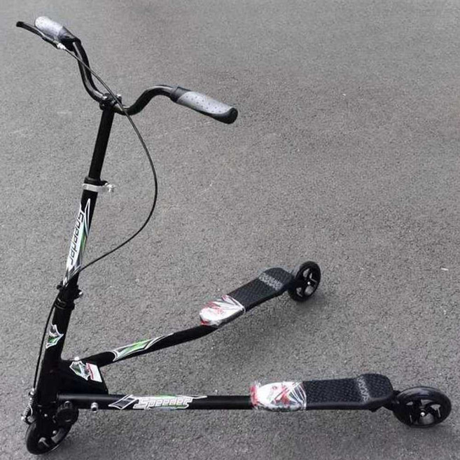 트라이더 세발 킥보드 성인용 롱보드 접이식 폴딩, 성인용 핑크