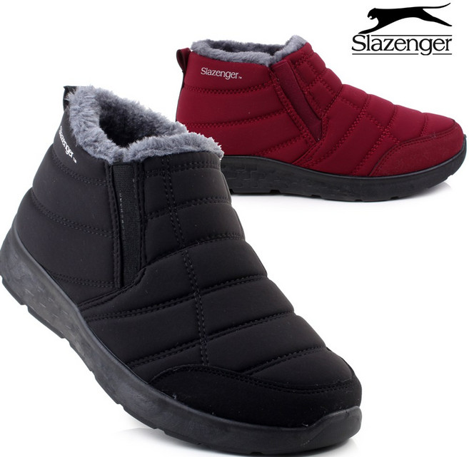 모아뉴 패딩 슈즈 가볍고 따뜻한 털 방한화, 240, 와인