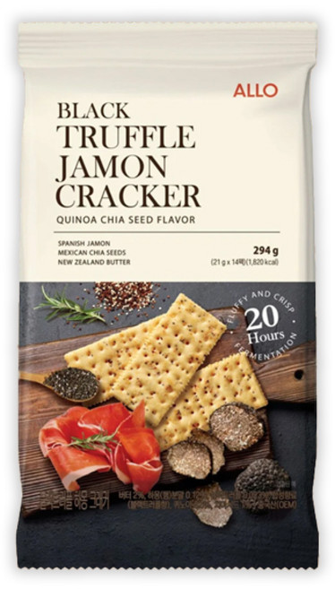 ALLO 블랙 트러플 하몽 크래커 14p, 1개, 294g