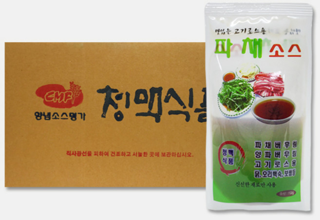 청맥 파채소스 110g 1박스 양파절임 무침