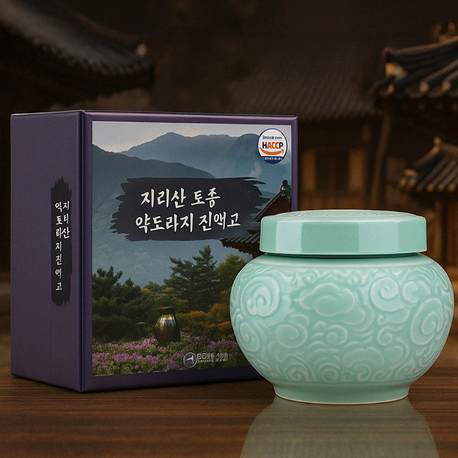 김오곤 지리산 토종 약도라지 진액고 도라지청 액기스 홈쇼핑, 1박스, 500g