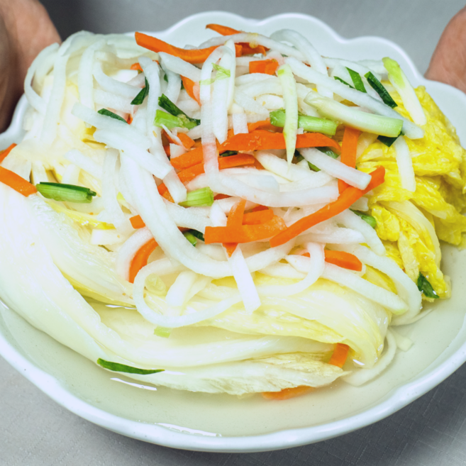 백김치 흰김치 동치미 국내산 배추 [신흥유통][무료배송][산지직송], 1개, 3kg