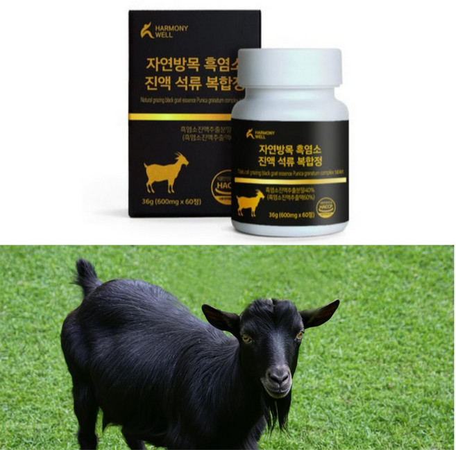 흑염소진액정 흑염소엑기스 초저분자피쉬콜라겐 자연방목흑염소, 36g, 1개