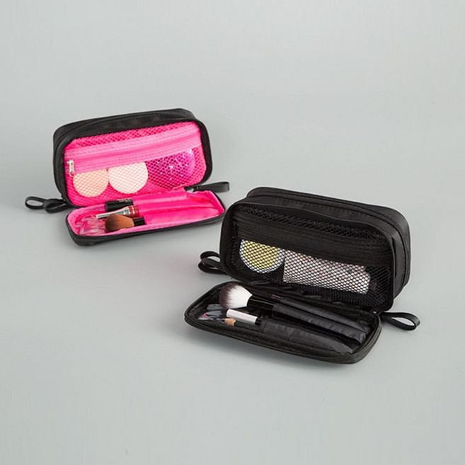 2단화장품파우치 여행용 메이크업 멀티 대용량 정리함_0070GF