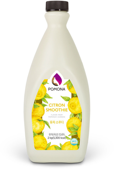 포모나 유자 스무디, 2kg, 2개
