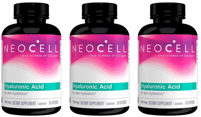 네오셀 히알루론산 네이처스 모이스처라이저 캡슐, 3개, 60정 - 쿠팡