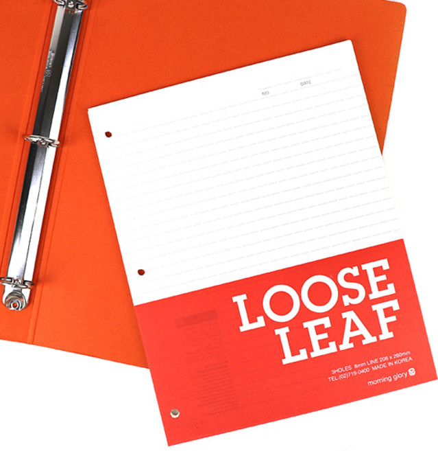 (모닝글로리)2000 3공 라인속지 LOOSE LEAF 1권