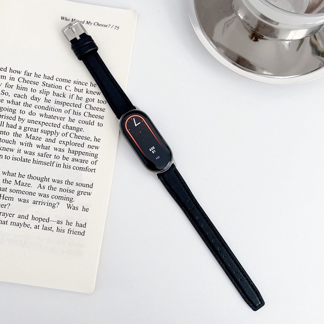 小米手環 替換腕帶, 矽膠貼皮錶帶（連接器款）-黑色,小米手環10/9/8/nfc, 1個