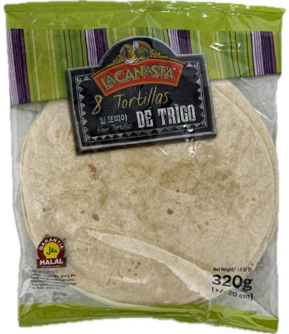 라카나스타 밀 또띠야 20cm, 320g, 6개