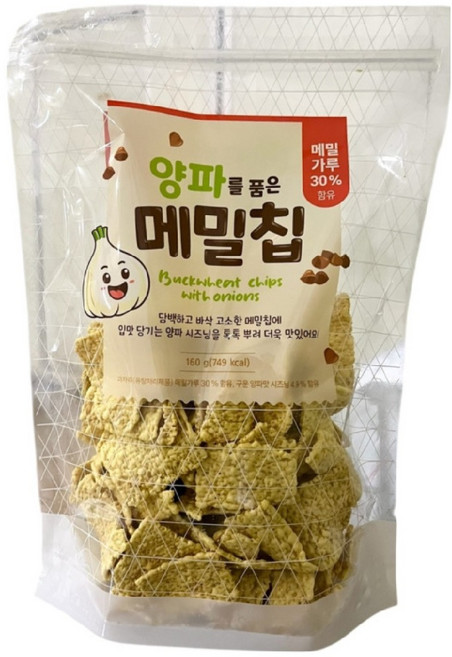 양파를 품은 메밀칩, 160g, 8개